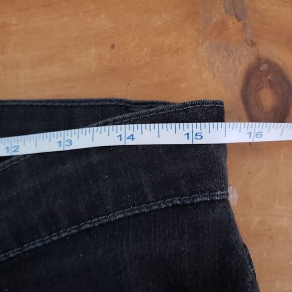 Eileen Fisher Size 6 Black Organic Cotton Skinny Jeans - Picture 8 of 10